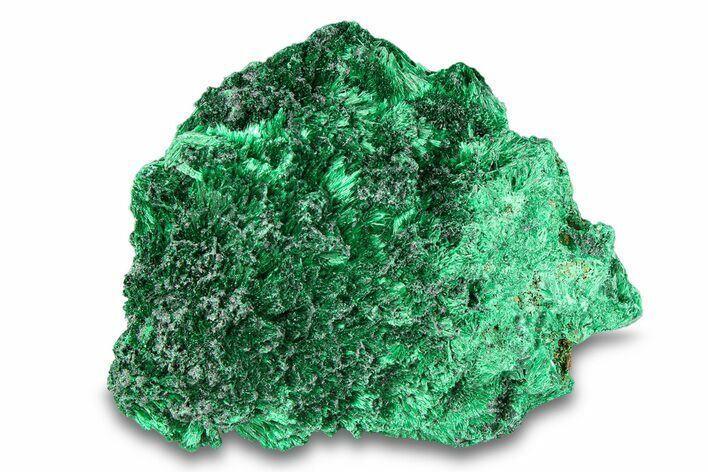 Fibrous Malachite Crystal Cluster - DR Congo #294641